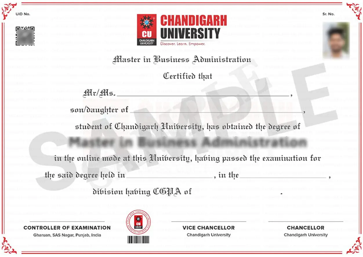 chandigarh Certificate