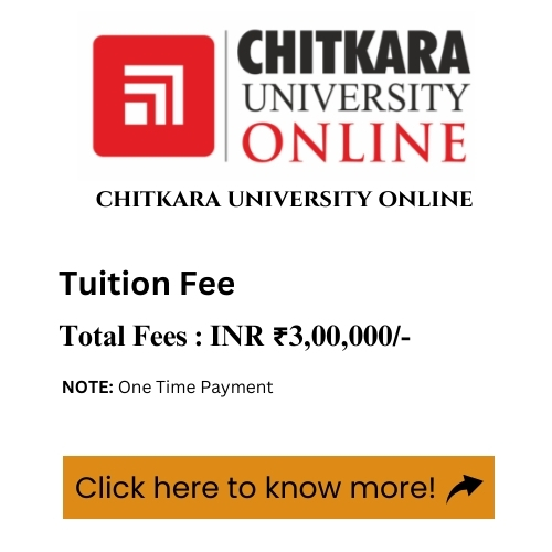 Chitkara online mba fees