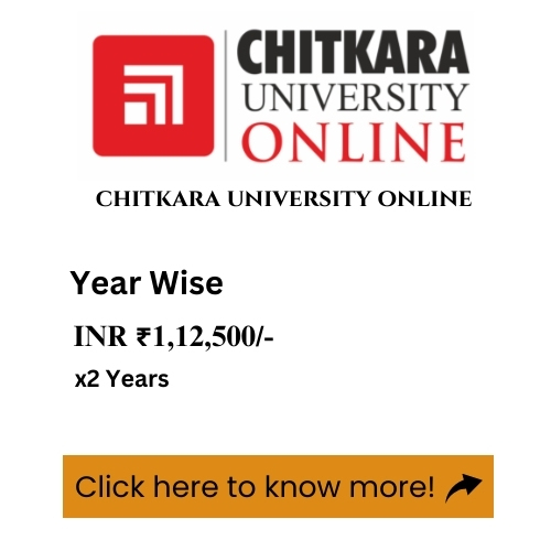 Chitkara Online MBA Fees