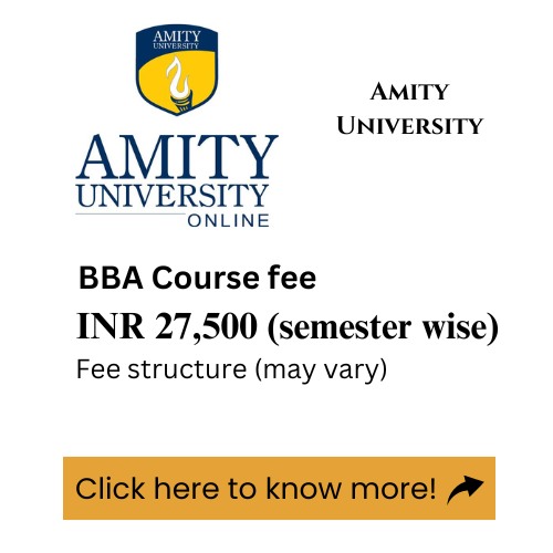 Amity university bba fees